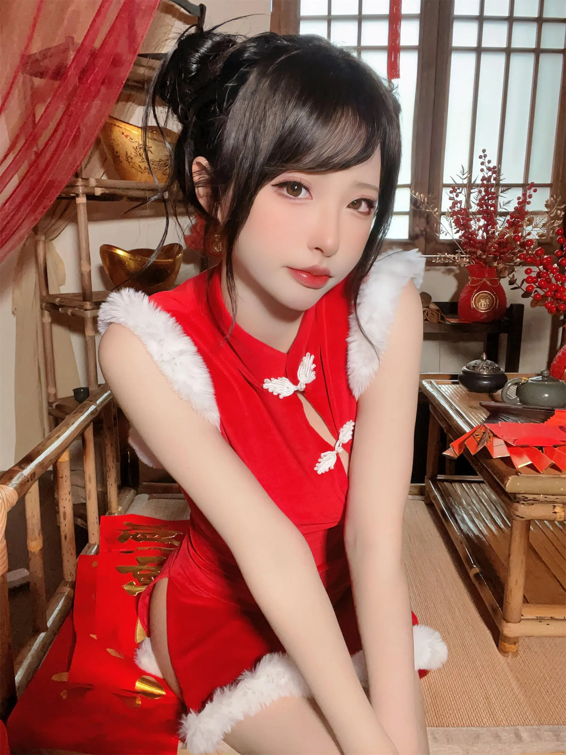 清水由乃 – NO.45 2023新年旗袍 [77P]插图3